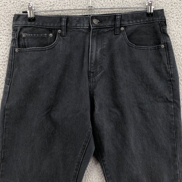 Banana Republic Jeans Mens 36x32 Gray Premium Performance Slim Fit Denim Stretch - Picture 2 of 11